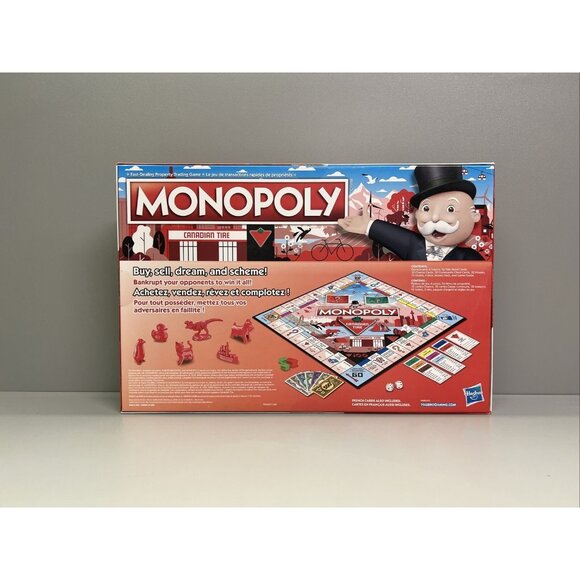 Canadian Tire Monopoly Board Game 100th Anniversary Edition 2022 New - Picture 2 of 8